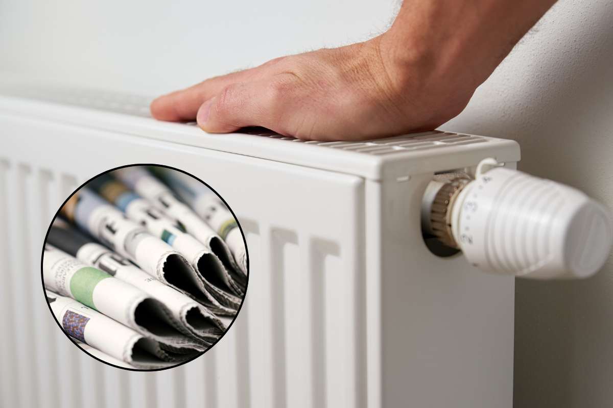 Usa così i fogli di giornale e i termosifoni li terrai accesi solo un'ora